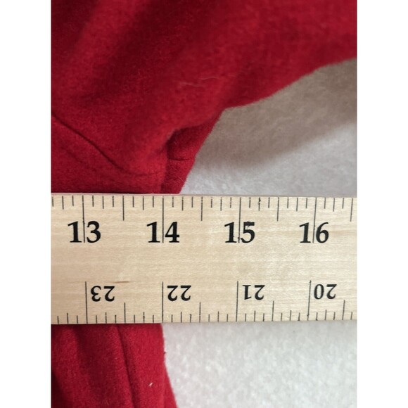Hartstrings Coat Red 50% Wool Faux Fur and Girl's 6X Christmas Formal - Picture 4 of 10